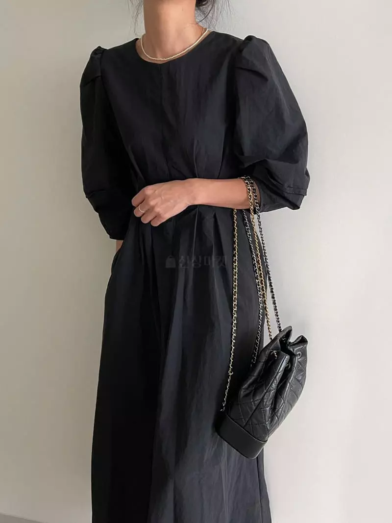 Ripple - Korean Women Fashion - #momslook - Lia Pintuck One-piece - 3