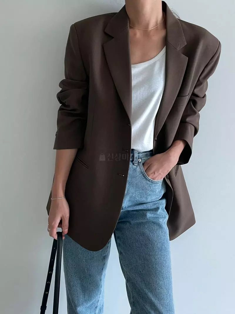 Ripple - Korean Women Fashion - #vintagekidsstyle - Classic Jacket - 4
