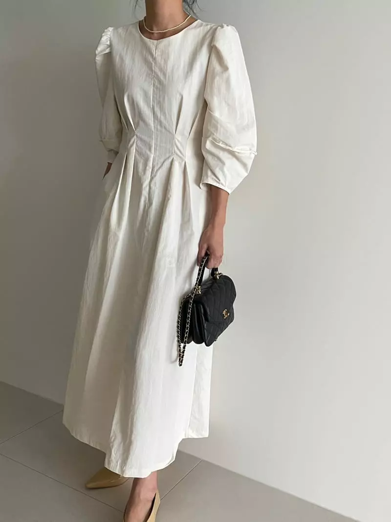 Ripple - Korean Women Fashion - #pursuepretty - Lia Pintuck One-piece - 7