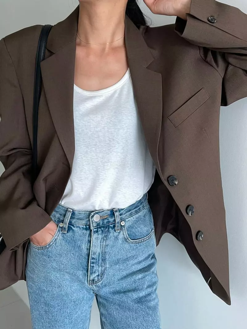 Ripple - Korean Women Fashion - #restrostyle - Classic Jacket - 5