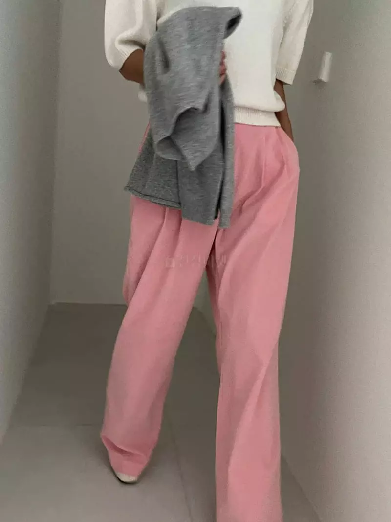 Ripple - Korean Women Fashion - #romanticstyle - Corduroy Wide Pants - 2