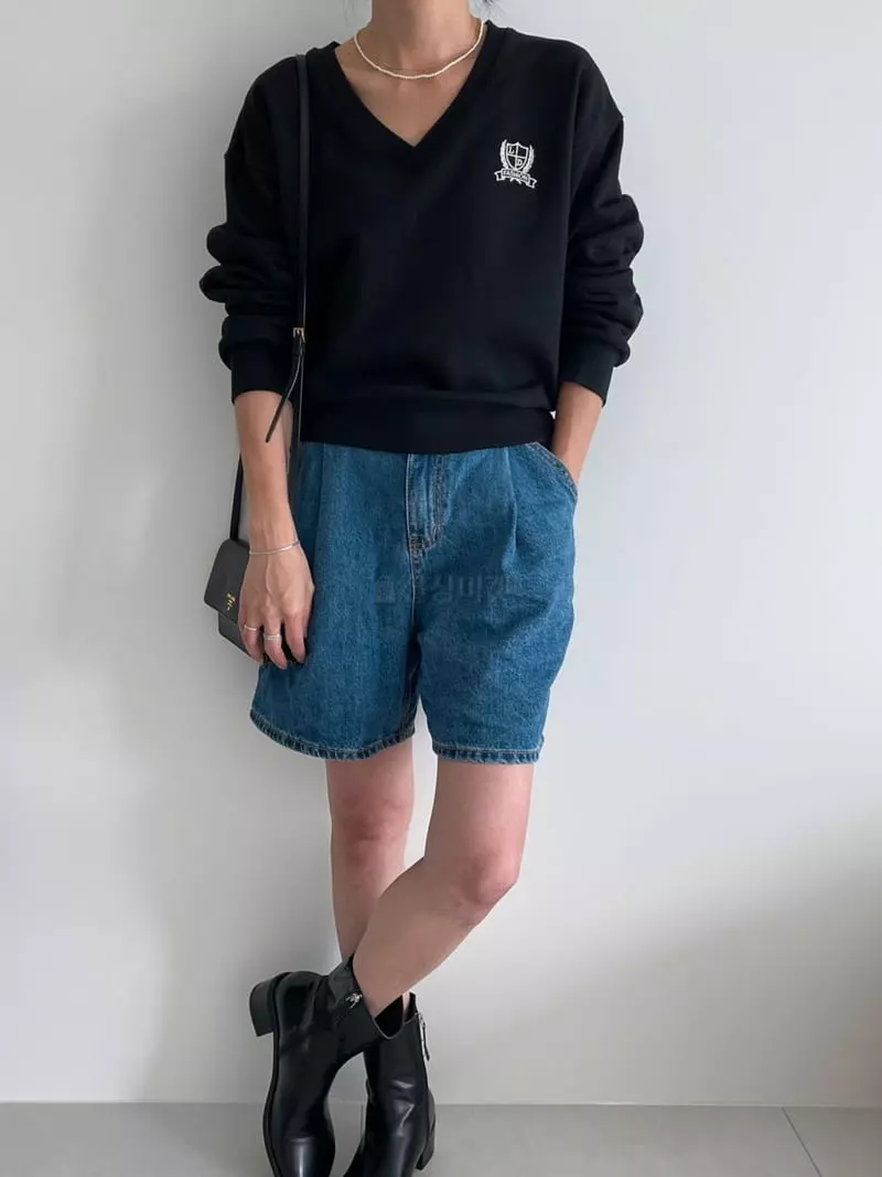 Ripple - Korean Women Fashion - #thelittlethings - Noa Embroidery Sweatshirt - 6