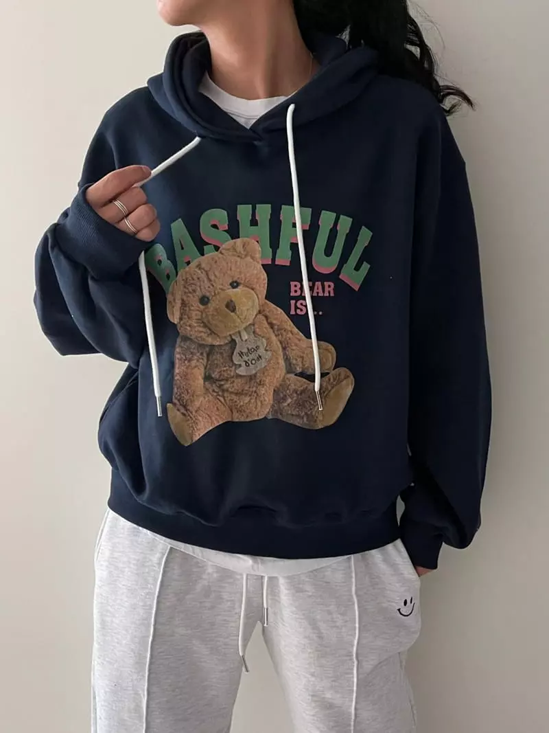Ripple - Korean Women Fashion - #vintageinspired - Teddy Hoody - 3