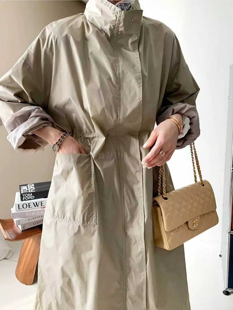Ripple - Korean Women Fashion - #vintageinspired - Battle Field Jacket - 10
