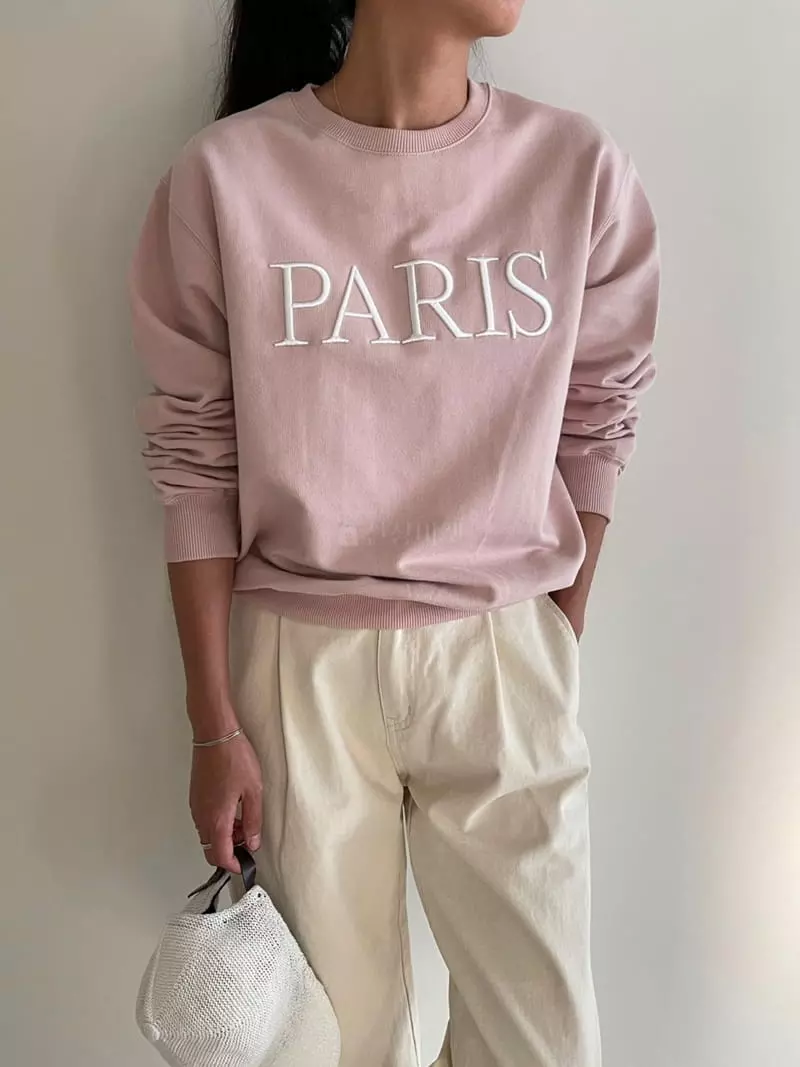 Ripple - Korean Women Fashion - #womensfashion - High Paris Sweatshirt