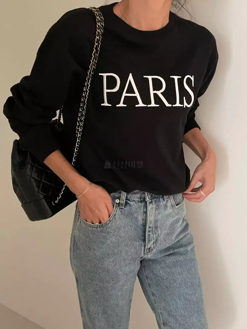 Ripple - Korean Women Fashion - #womensfashion - High Paris Sweatshirt - 3