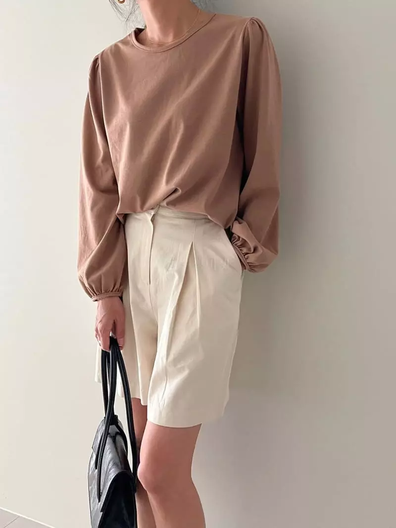 Ripple - Korean Women Fashion - #womensfashion - Pure Puff Tee