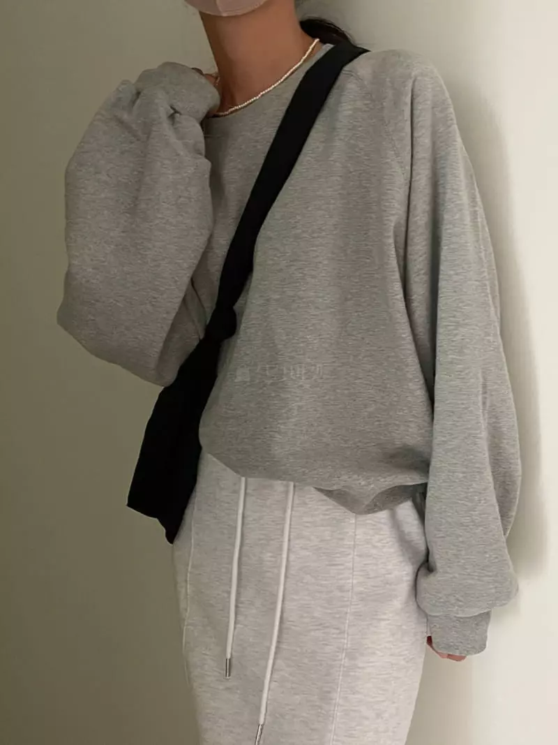 Ripple - Korean Women Fashion - #womensfashion - Waffle Crop Sweatshirt - 6