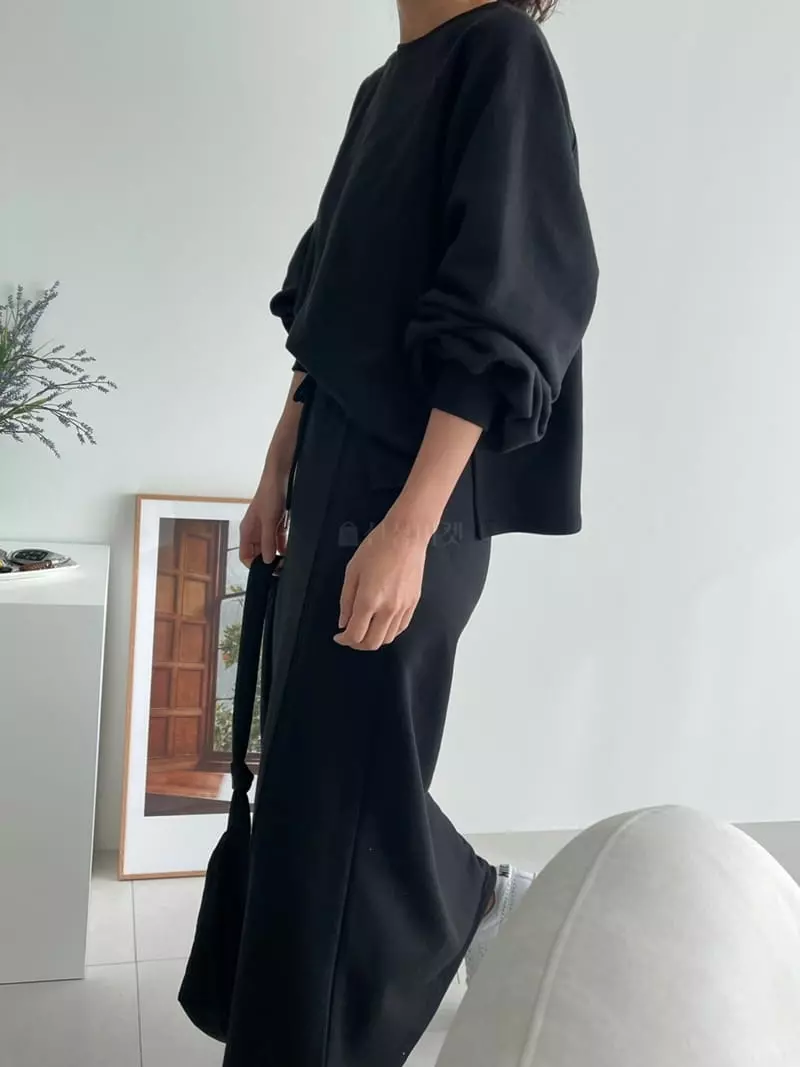 Ripple - Korean Women Fashion - #womensfashion - Wolson Top Bottom Set - 10