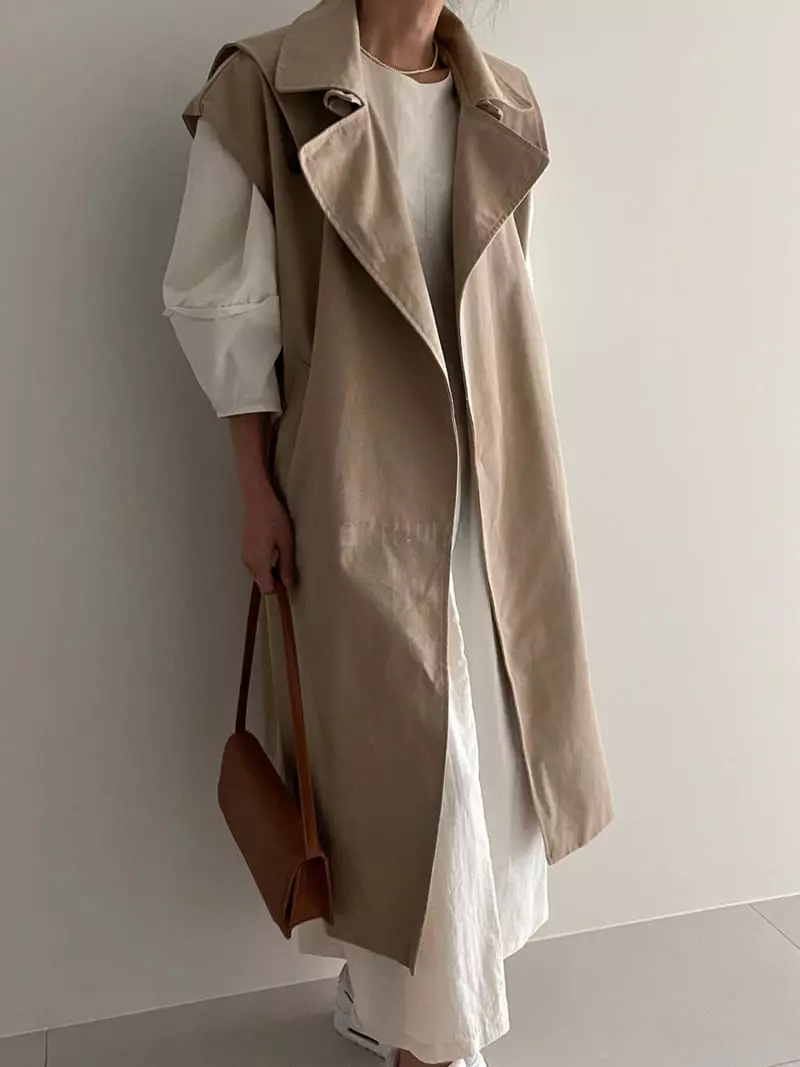 Ripple - Korean Women Fashion - #womensfashion - Avenue Long Vest - 11