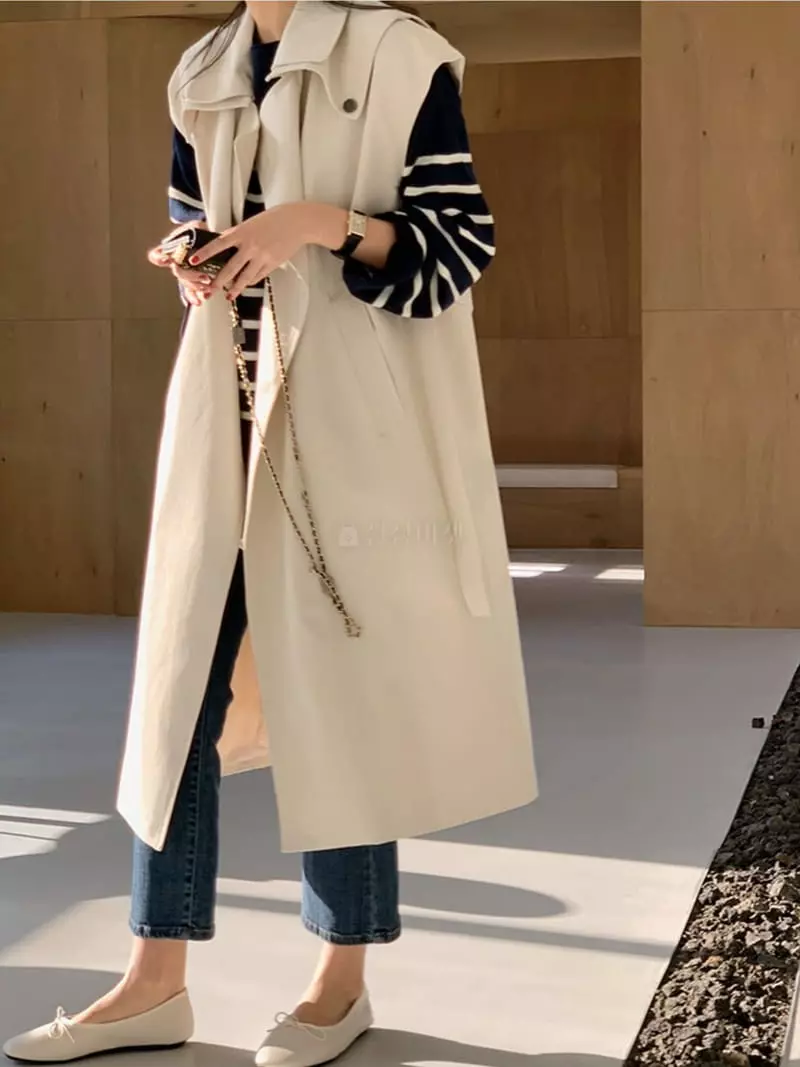 Ripple - Korean Women Fashion - #womensfashion - Avenue Long Vest - 3