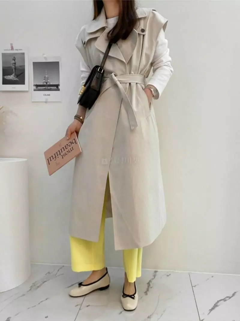 Ripple - Korean Women Fashion - #womensfashion - Avenue Long Vest - 5