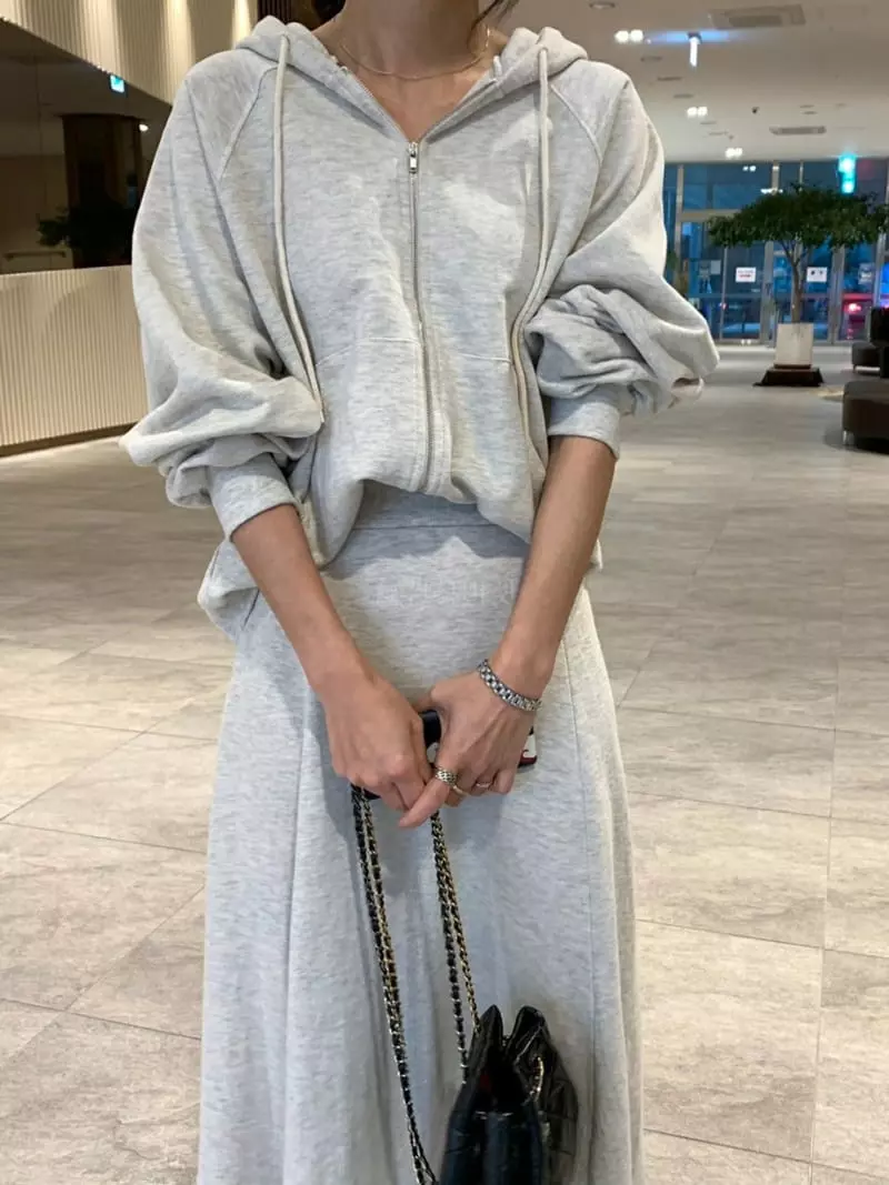 Ripple - Korean Women Fashion - #womensfashion - Moal Zip-up Set