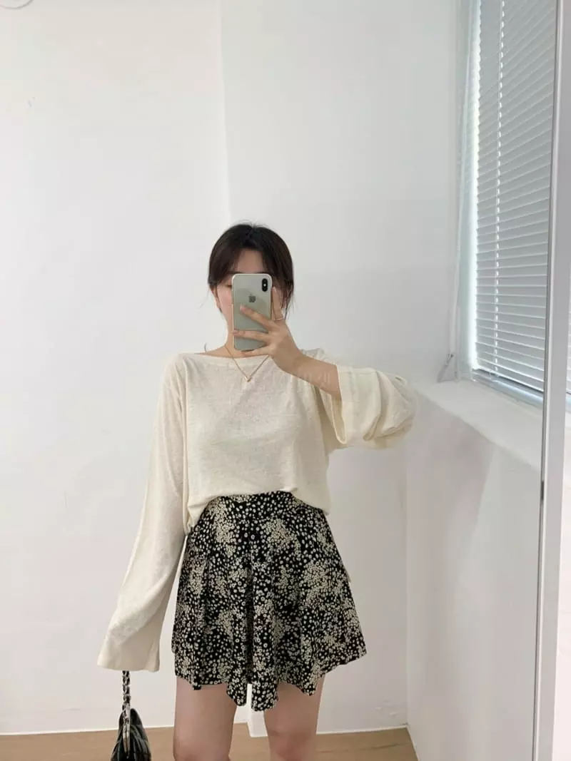 Ripple - Korean Women Fashion - #womensfashion - Linen Flo Tee