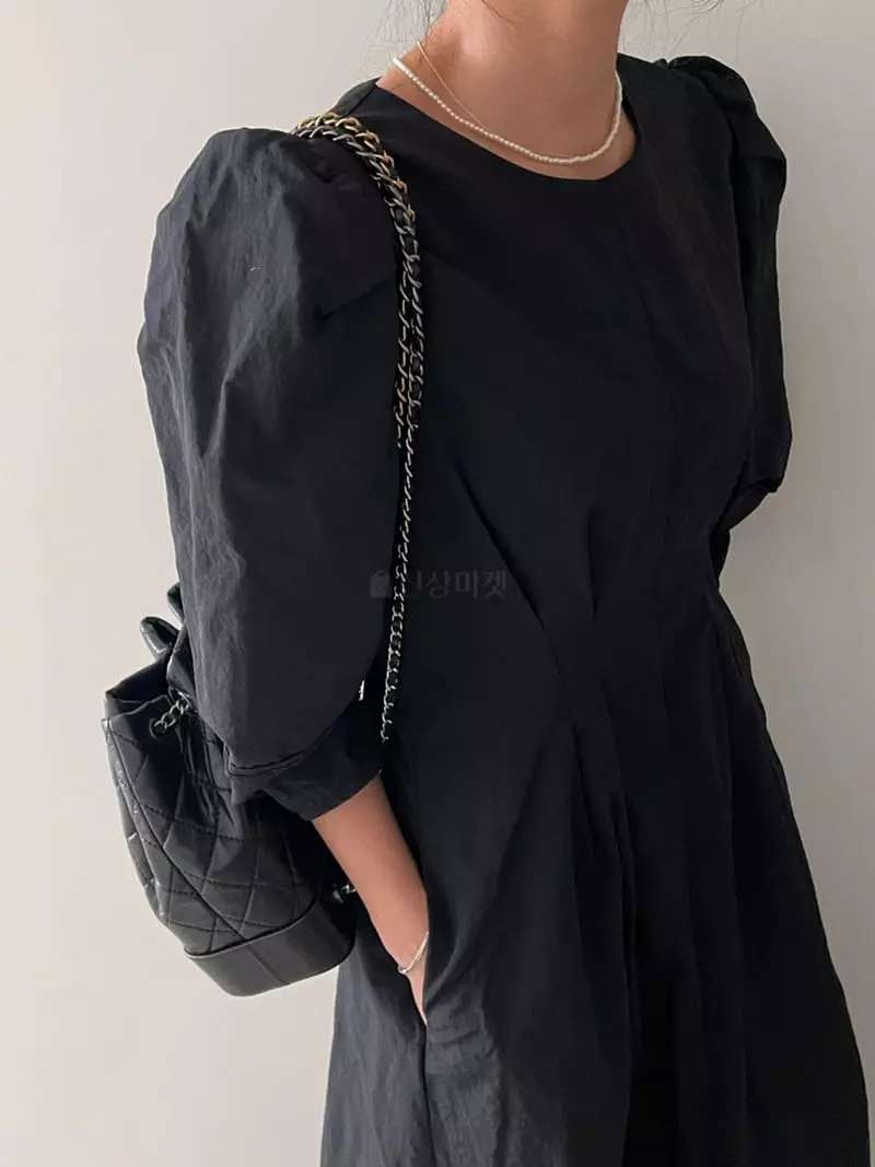 Ripple - Korean Women Fashion - #momslook - Lia Pintuck One-piece - 4