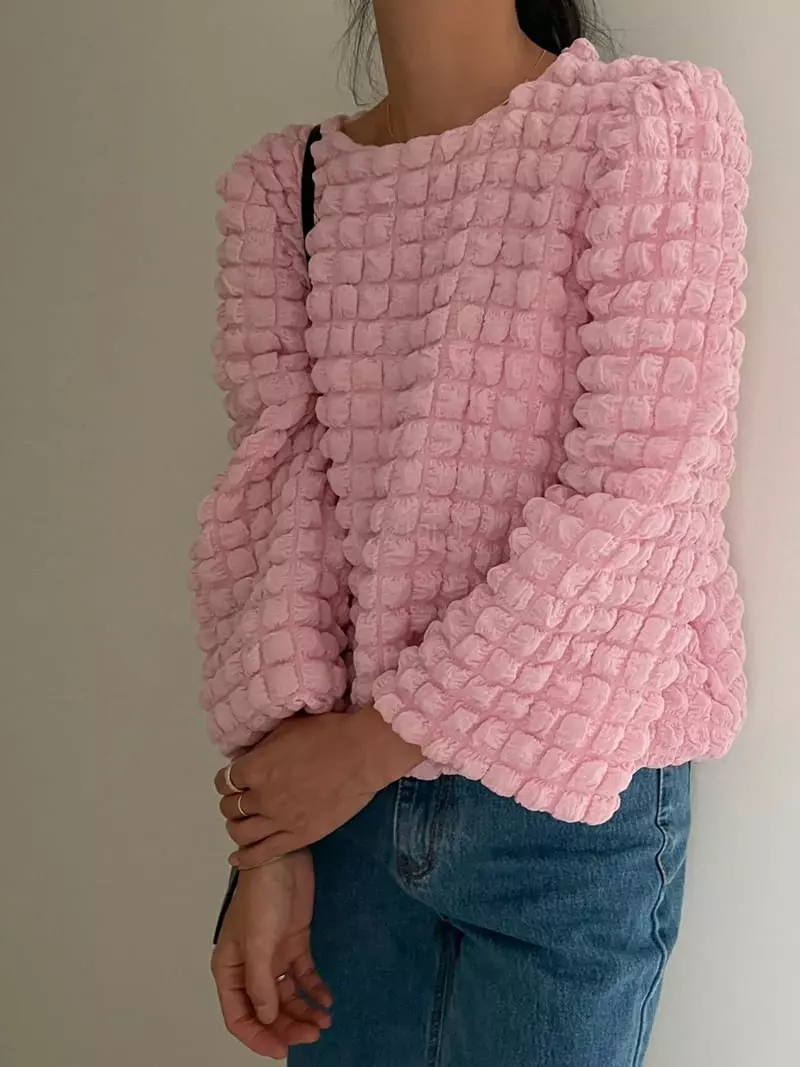 Ripple - Korean Women Fashion - #womensfashion - Lavendar Blouse