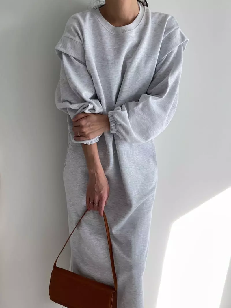 Ripple - Korean Women Fashion - #womensfashion - Wing Shoulder One-piece - 7