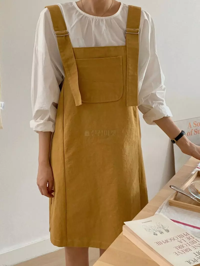 Room698 - Korean Women Fashion - #momslook - Half Dungarees One-piece - 5