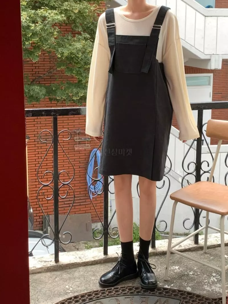 Room698 - Korean Women Fashion - #momslook - Half Dungarees One-piece - 7