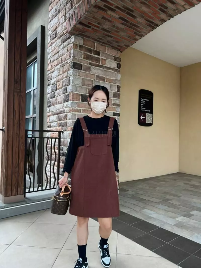 Room698 - Korean Women Fashion - #momslook - Half Dungarees One-piece - 9