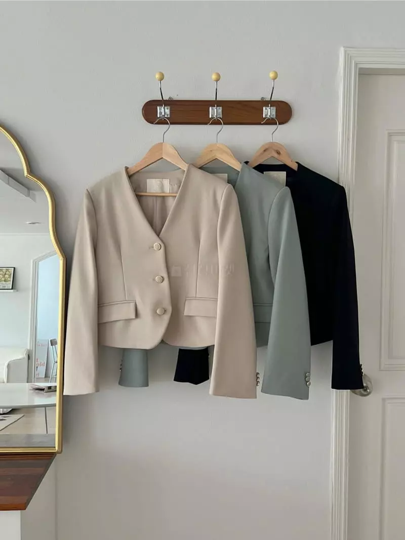 Room698 - Korean Women Fashion - #momslook - Point No Collat Jacket - 8
