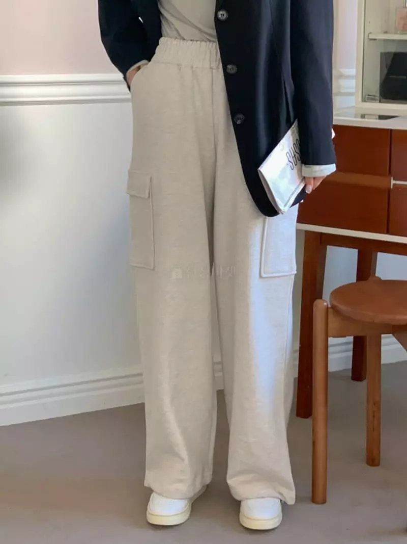 Room698 - Korean Women Fashion - #momslook - Terry String Pants - 7