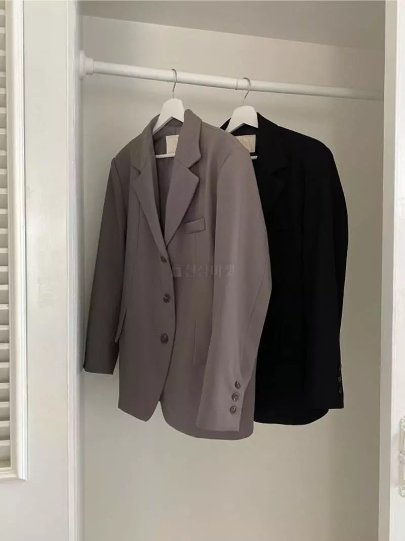Room698 - Korean Women Fashion - #momslook - Size Up Overfit Jacket - 2