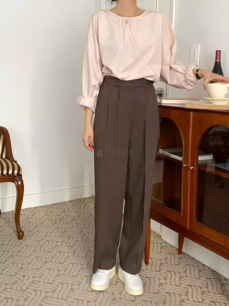 Room698 - Korean Women Fashion - #momslook - Size Up Sok Button Pants - 2