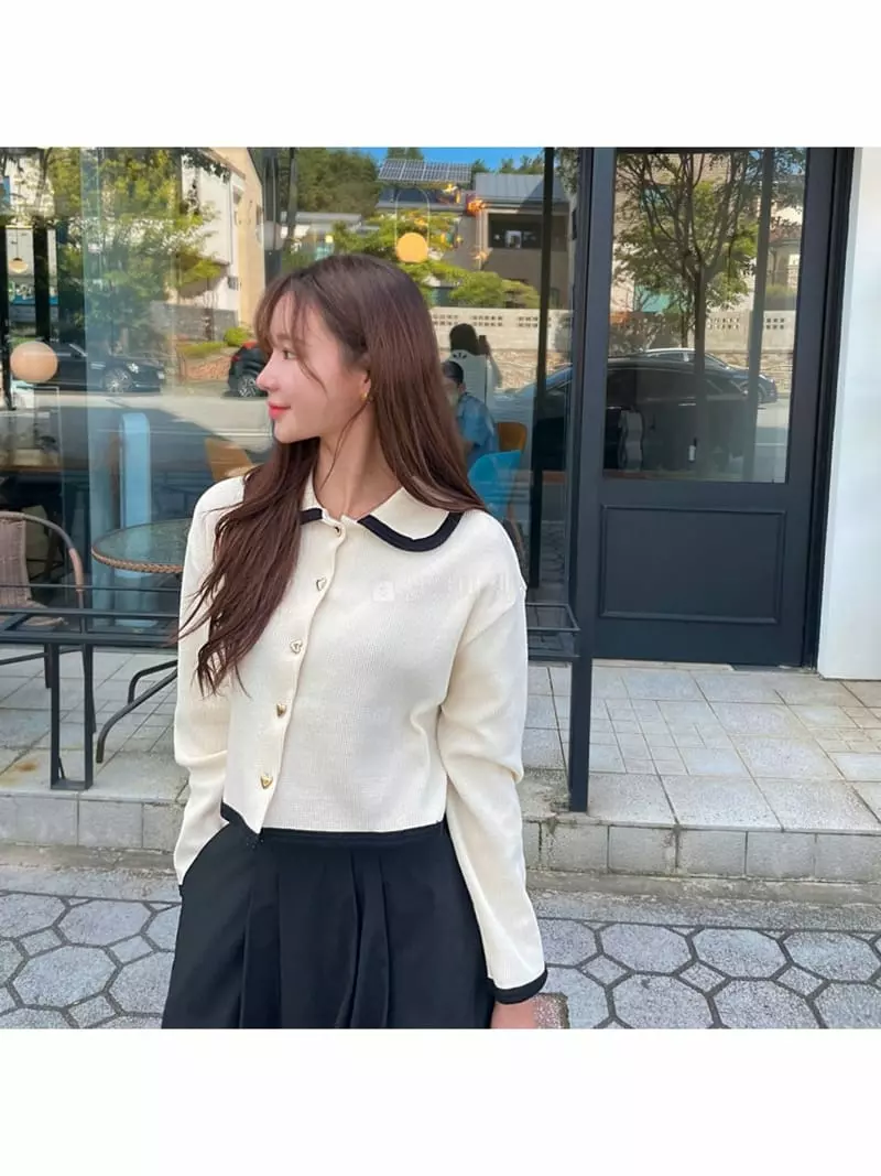 Room698 - Korean Women Fashion - #thelittlethings - Love Waffle Cardigan - 4