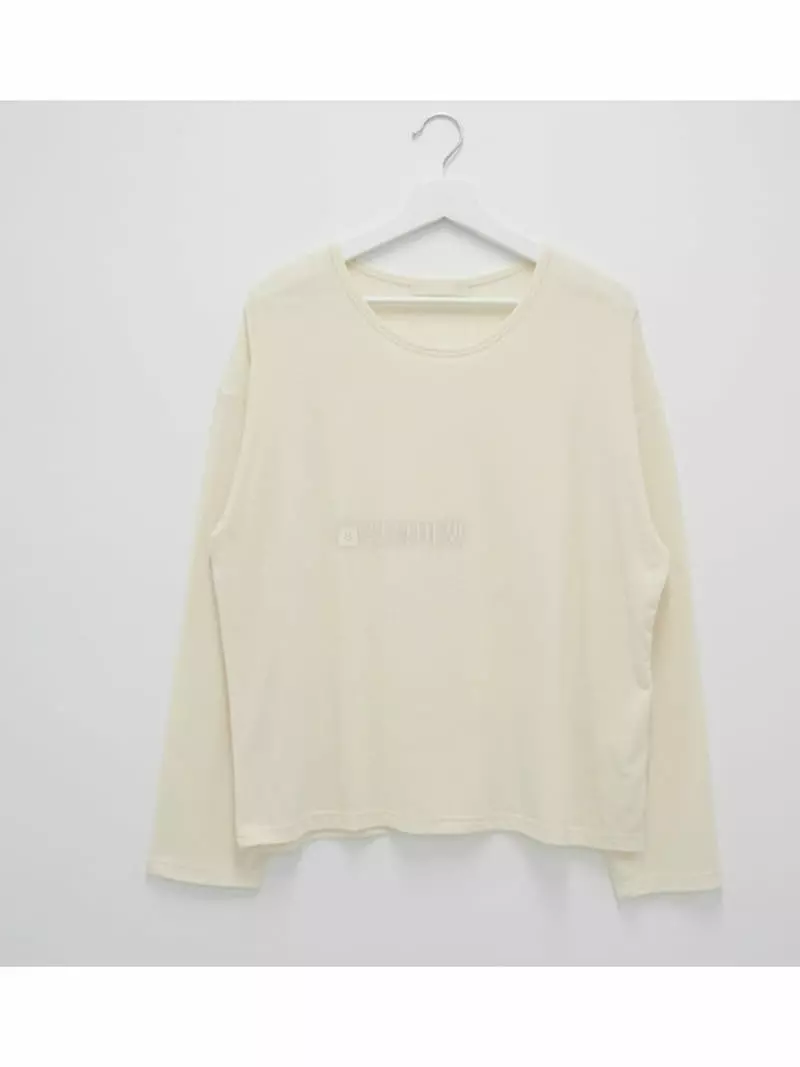Room698 - Korean Women Fashion - #momslook - Long Sleeves U Neck Tee - 11
