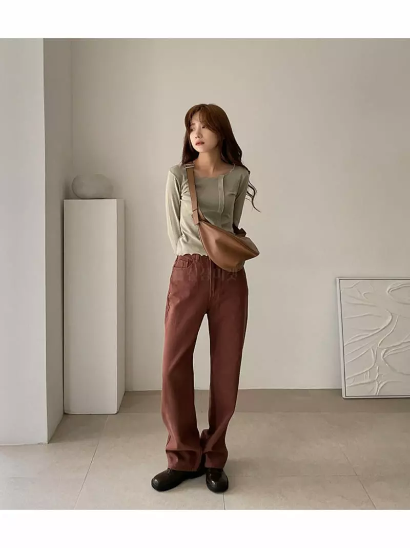 Room698 - Korean Women Fashion - #momslook - Fall Color Pants