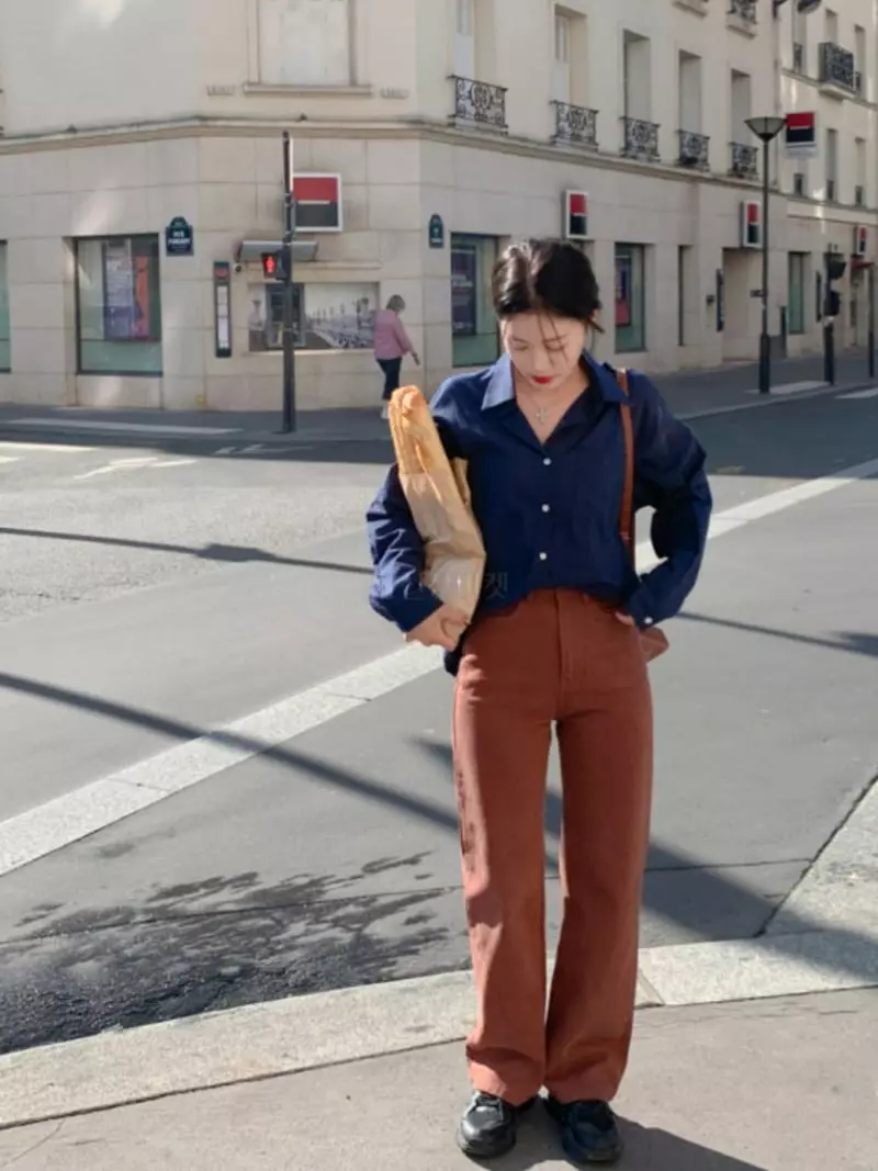 Room698 - Korean Women Fashion - #momslook - Fall Color Pants - 9