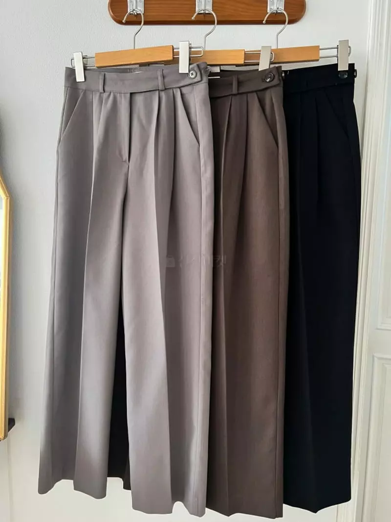 Room698 - Korean Women Fashion - #romanticstyle - Size Up Sok Button Pants - 8