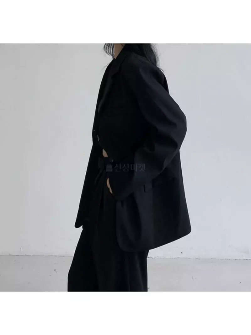 Room698 - Korean Women Fashion - #shopsmall - Size Up Overfit Jacket - 10