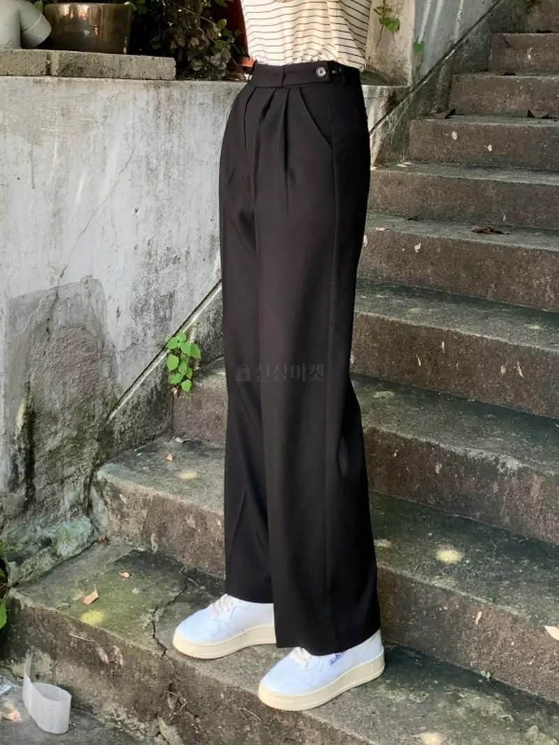 Room698 - Korean Women Fashion - #shopsmall - Size Up Sok Button Pants - 9