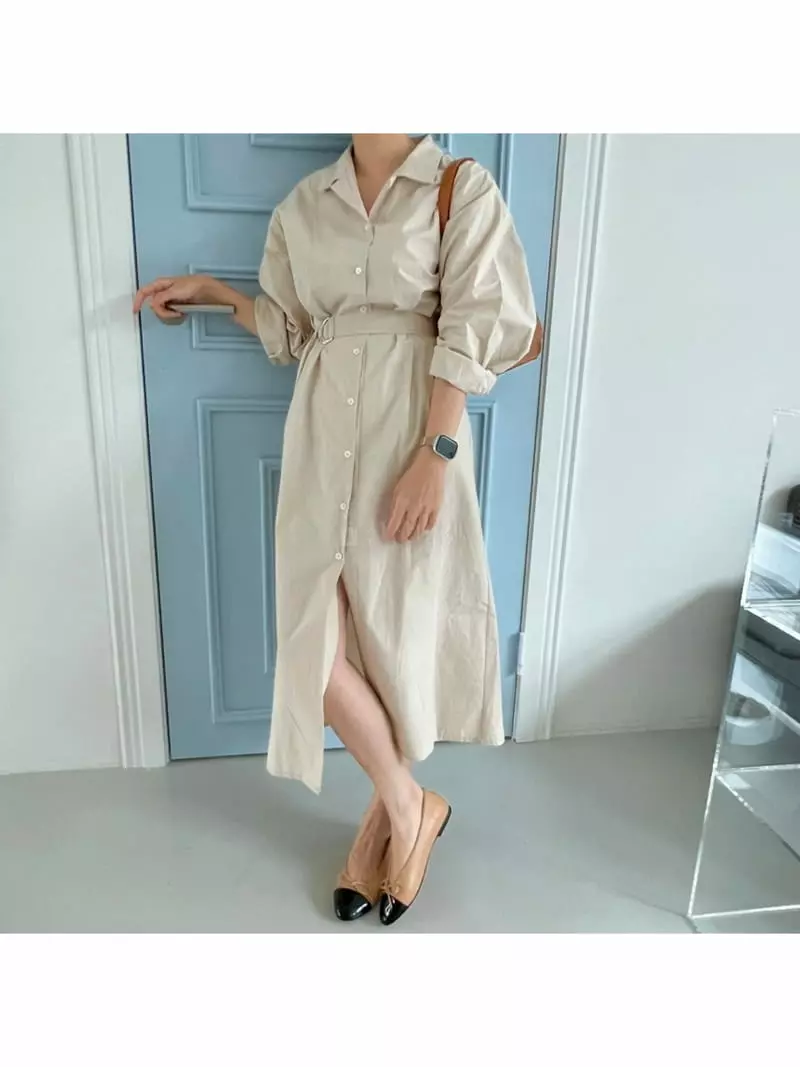 Room698 - Korean Women Fashion - #thatsdarling - Bijou Shirt One-piece - 8