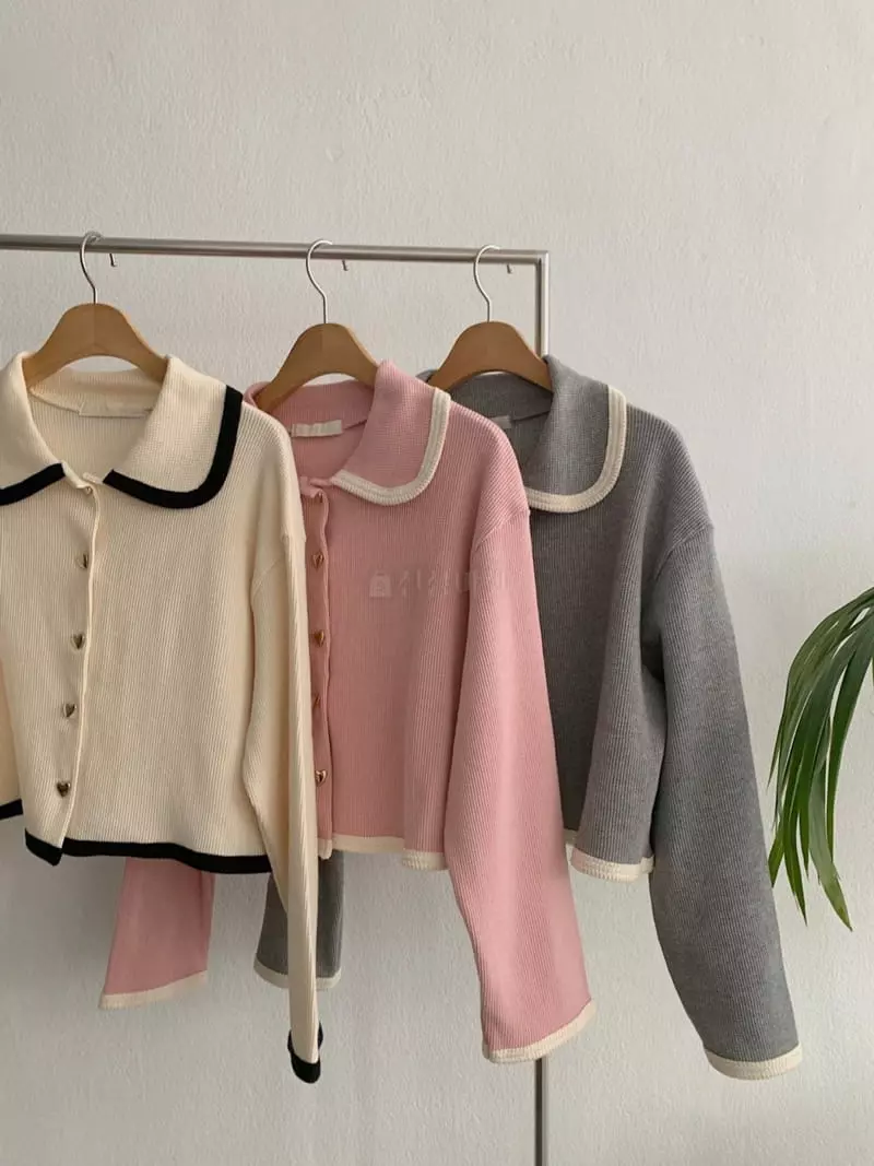 Room698 - Korean Women Fashion - #thatsdarling - Love Waffle Cardigan - 2