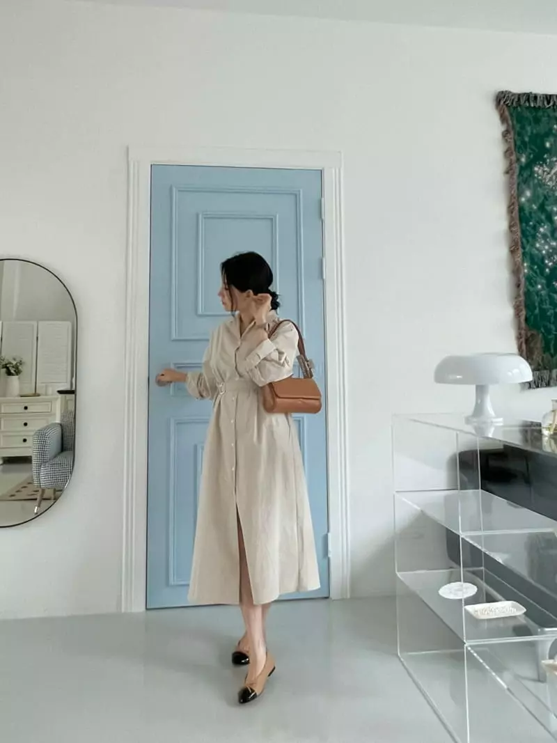 Room698 - Korean Women Fashion - #thelittlethings - Bijou Shirt One-piece - 9