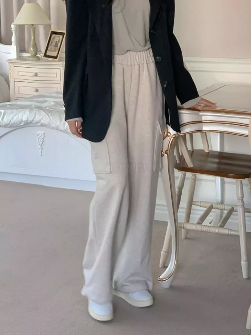 Room698 - Korean Women Fashion - #vintageinspired - Terry String Pants - 10