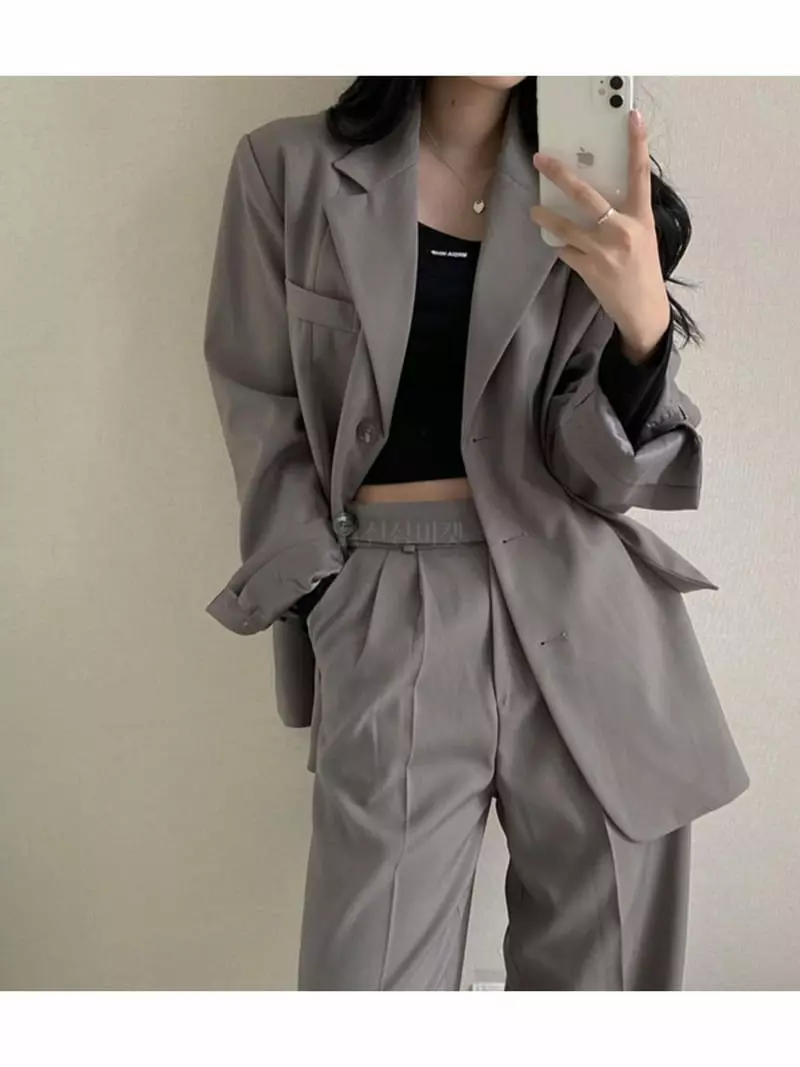 Room698 - Korean Women Fashion - #vintageinspired - Side Up Overfit Jacket - 7