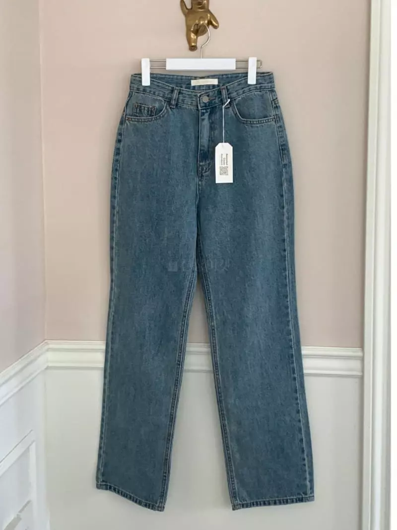 Room698 - Korean Women Fashion - #vintagekidsstyle - Straight Jeans - 9