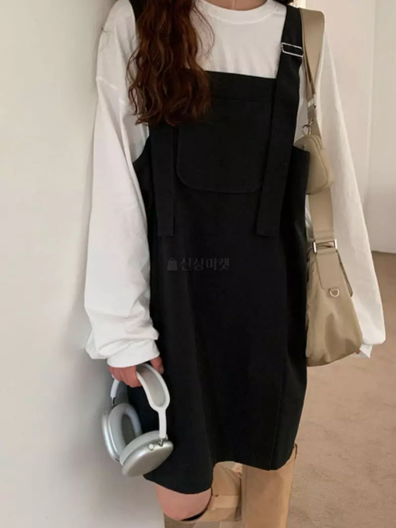 Room698 - Korean Women Fashion - #womensfashion - Half Dungarees One-piece - 2