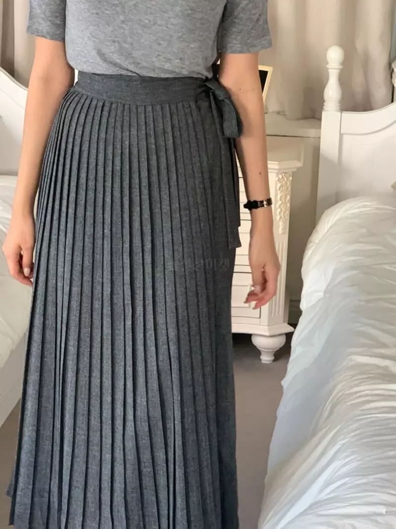 Room698 - Korean Women Fashion - #womensfashion - Classic Wrinkle Skirt - 8