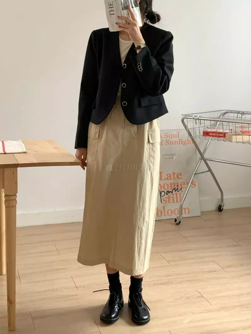Room698 - Korean Women Fashion - #momslook - Cargo String Skirt - 4