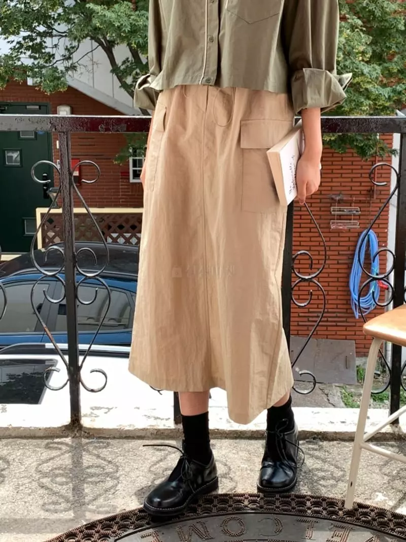 Room698 - Korean Women Fashion - #womensfashion - Cargo String Skirt - 6