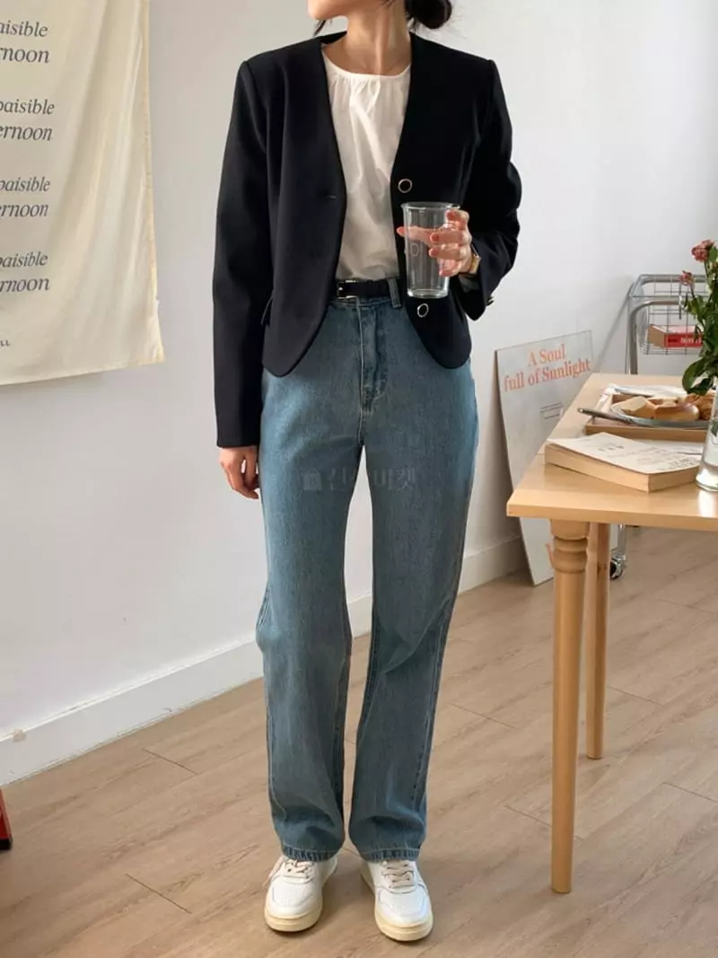 Room698 - Korean Women Fashion - #womensfashion - Straight Jeans