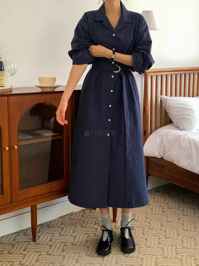 Room698 - Korean Women Fashion - #womensfashion - Bijou Shirt One-piece