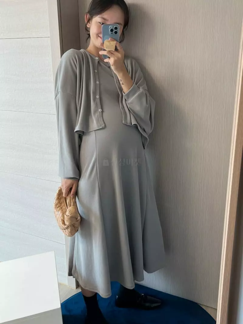 Room698 - Korean Women Fashion - #momslook - Line One-piece Set - 4