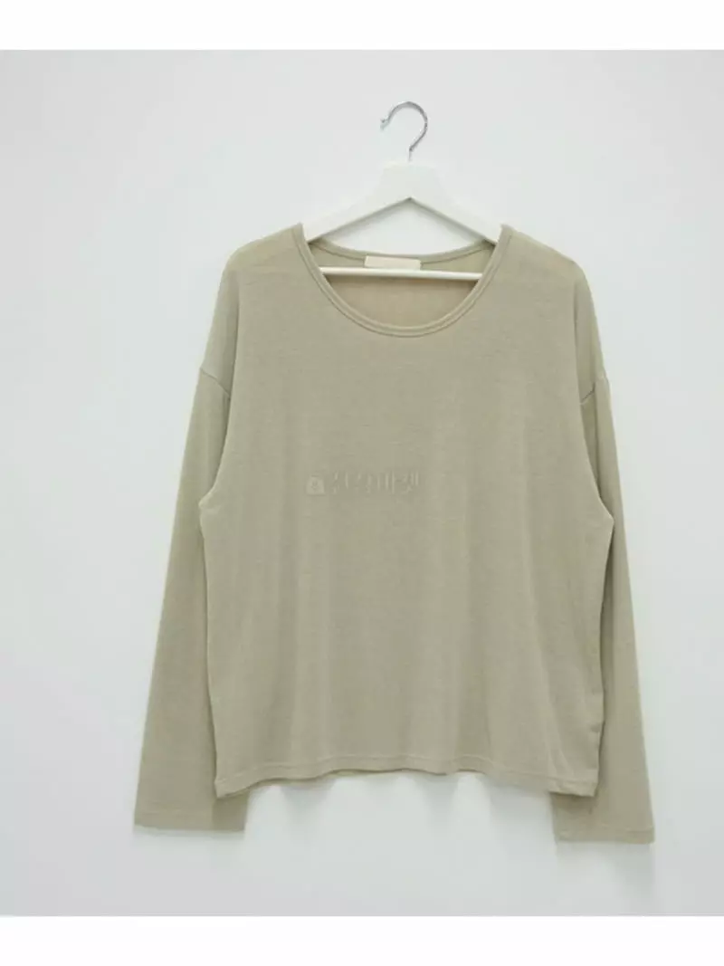 Room698 - Korean Women Fashion - #womensfashion - Long Sleeves U Neck Tee - 12