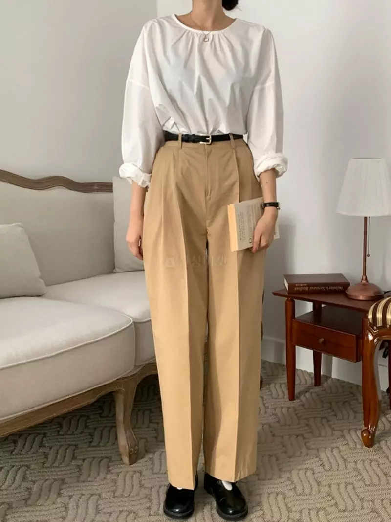 Room698 - Korean Women Fashion - #womensfashion - Fall Classic Pants